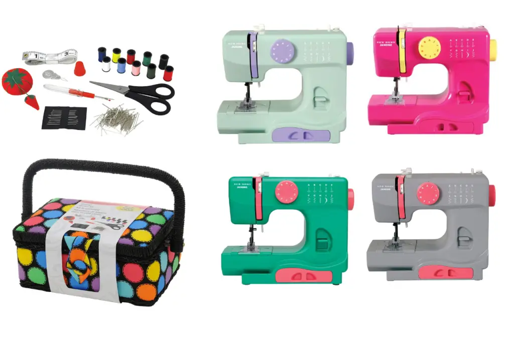 sewing machine and other equipments for girls- non toy gift ideas for kids 