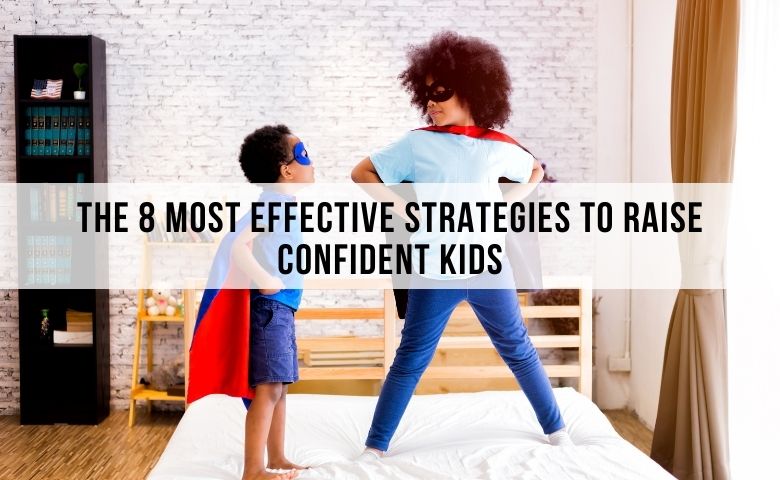 Smart and confident kids playing