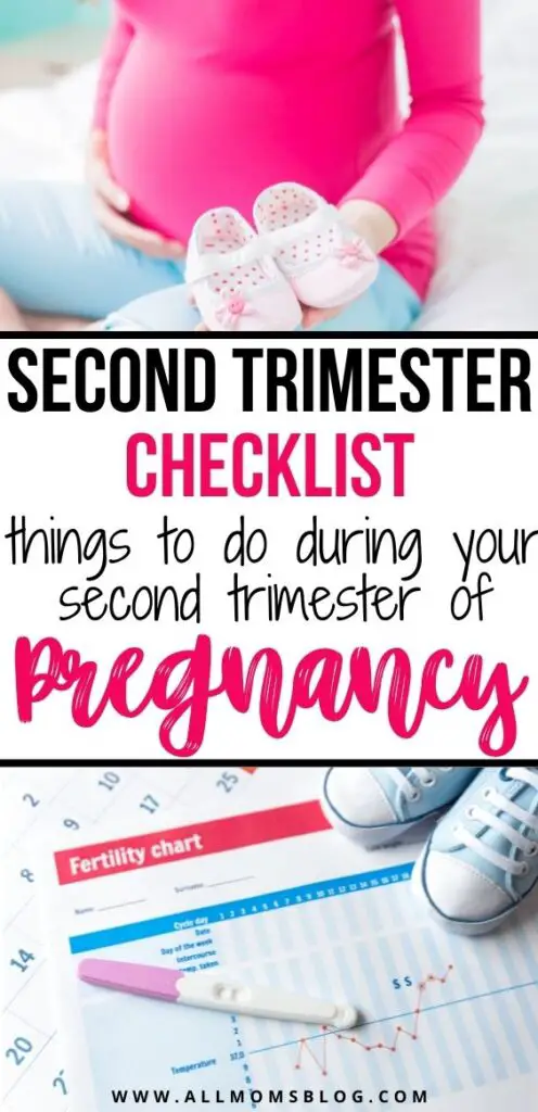 second trimester of pregnancy to do list